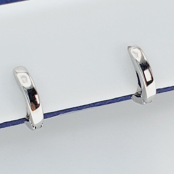 "925 Sterling Silver CZ Stud Earrings for Women/Girl, US925P1231 - Picture 4 of 6